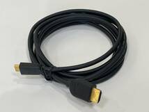 ★【HDMI ⇔ ミニHDMI】SONY ソニー HDMIミニ端子用接続ケーブル 2.0m DLC-HDM20/B★動作品 スマートレター発送可_画像1