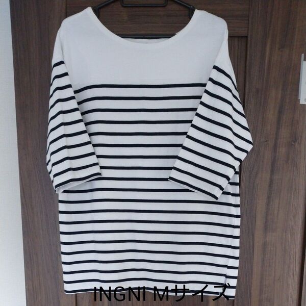 INGNI ボーダー 白 カットソー