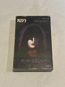  кассета KISS paul (pole) * Stanley записано в Японии подлинная вещь VCW-1625 Victor кассетная лента kis Solo 