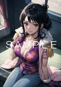 No31059 ワンピース ニコ・ロビン 同人ポスター 同人 ポスター 美女 アニメ アート