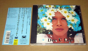 CD●　D.C.リー　シングス・ウィル・ビー・スウィーター　帯付き●DEE C LEE　THINGS WILL BE SWEETER●スタイル・カウンシル