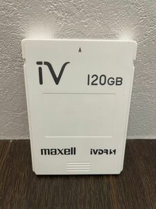 maxell iVDR-S 120GB 動作確認済みですが、初期化をお願いします。