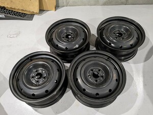 スチールホイール スバル純正 16インチ 6.5J +48　pcd 5/100 センターキャップ、ホイールナット付 GR86 RC