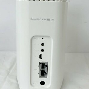 【KDDI】Speed Wi-Fi HOME 5G L12 ホームルーター NAR02 ホワイト 通電確認済 美品/kb3204の画像2