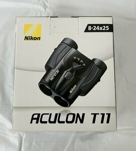 【Nikon/ニコン】双眼鏡 ACULON T11 ズーム双眼鏡 アキュロンT11 8-24x25 ブラック 黒 中古品/kb3191