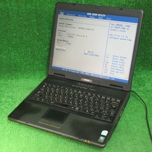 [3906]EPSON Endeavor NT2800 Celeron M 1.5GHz HDDなし メモリ256MB DVDマルチ 15インチ BIOS OK ジャンク