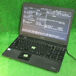 [3896]東芝 L35 220C/HD PSL3522CJ9REG Celeron 900 2.20GHz HDDなし メモリ1GB DVDマルチ 15.6インチ BIOS OK キー不良ジャンク