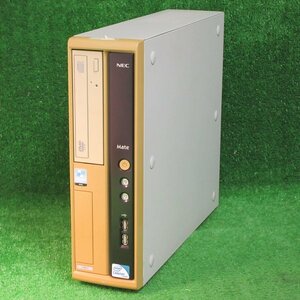 [4008] NEC MJ18XA-7 PC-MJ18XAZ37 Celeron 430 1.80GHz HDなし メモリ1GB DVD-ROM BIOS OK ジャンク