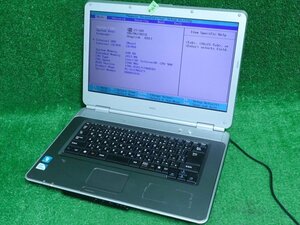 [3194]NEC VJ22MA-9 PC-VJ22MAZC9 Celeron 900 2.20GHz HDD無 メモリ2GB DVD-ROM 15.6インチ BIOS OK 表示異常 ジャンク