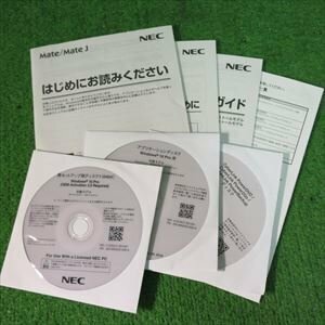 [3855] NEC M****/A-1 M****/L-1 再セットアップディスク1（64Bit）Windows 10 Pro/ アプリケーションディスク/ Cyberrink ソフト 未確認品