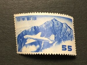 円単位立山航空　55円　未使用　NH　