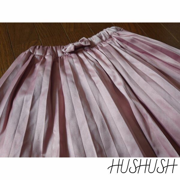 HUSHUSH_プリーツスカート_100