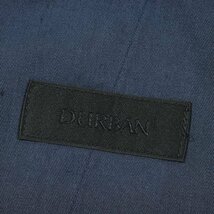 新品1円～★定価2.8万 D'URBAN ダーバン 日本製 春夏秋 リネン混ストレッチドレスパンツ 90 ノータック ネイビー スリーシーズン ◆2861◆_画像10