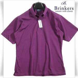  new goods 1 jpy ~* regular price 1.2 ten thousand Brinkers Brin The Cars men's spring summer deer. . short sleeves button down kanoko polo-shirt M bar gun ti general merchandise shop handling *3359*