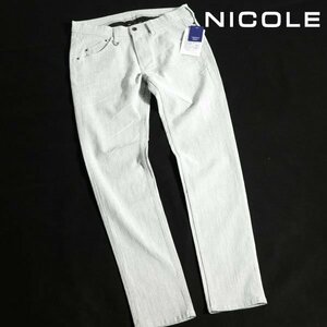  новый товар 1 иен ~* Nicole selection NICOLE selection мужской стрейч Grace ki колено брюки 46 M стандартный магазин подлинный товар *3421*