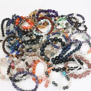 j185[1 jpy ~] bracele Power Stone natural stone color stone beads accessory summarize approximately 1.1kg present condition goods 