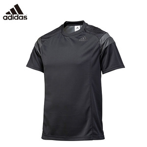 【新品】adidas アディダス brave ブレイブ ショートスリーブ 半袖 Tシャツ ブラック Oサイズ