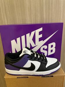 ★ Nike SB Dunk Low Pro Court Purple 27.5cm スケショ当選 国内正規品 黒タグ付★