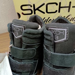 タグ付 未使用 靴 ◆ SKECHERS ◆ インヒール スニーカー ２2.5cm BLACK ◆ スケッチャーズ ◆ レディース 箱入りの画像2