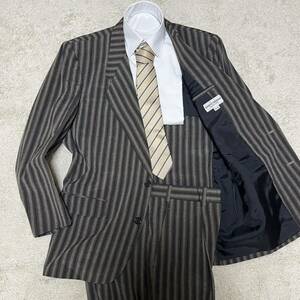  men's ti Nora s[ adult goods .] Men's TENORAS suit setup jacket M size futoshi stripe 