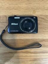1円〜　Nikon COOLPIX S3700 ニコン クールピクス デジタルカメラ デジカメ ブラック 動作確認済　現状品_画像4