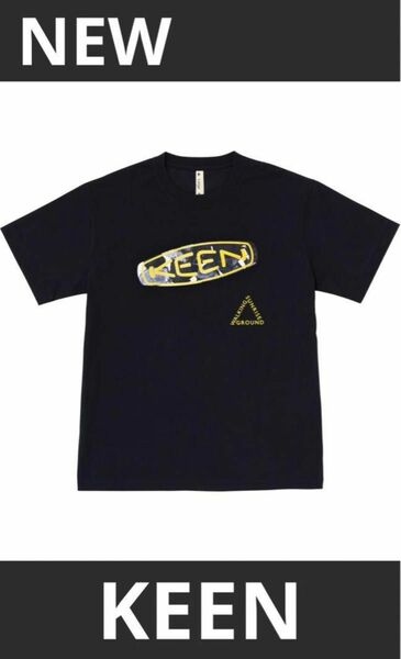 2025 新品　KEEN LOGO TEE Tシャツ ブラック　XL キーン　ロゴT キャンプ　アウトドア
