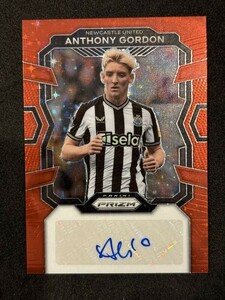 2023-24 Panini Prizm Premier League Soccer Anthony Gordon Auto Red Stars Prizms