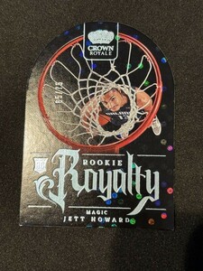 2023-24 Panini Crown Royale Basketball Jett Howard ROOKIE Royalty Blue /75
