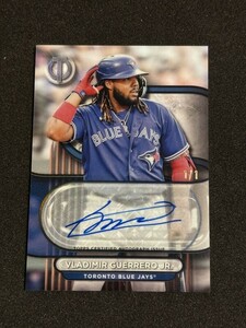 2024 Topps Tribute Baseball Vladimir Guerrero Jr. Auto Black 1of1 1/1