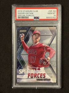 【PSA10】2018 Topps Stadium Club Baseball 大谷翔平 SPECAL FORCES Rookie