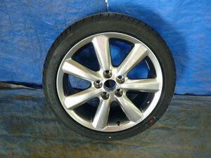 トヨタ純正 クラウンスペアタイヤ 18×8JJ +50 5H-114.3PCD DUNLOP ダンロップ VEURO SP SPORT 2050 225/45R18 2005年製 タイヤ・ホ