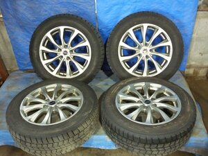 BRIDGESTONE ブリヂストン BALMINUM 17×7J +45 5H-114.3PCD GOODYEAR グッドイヤー ICENAVI 7 215/60R17 2022年製 タイヤ・ホイールセット