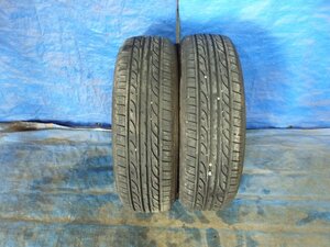 DUNLOP ダンロップ EC202 185/65R15 2023年製 9部山 2本 プリウス/カローラフィールダー/ティーダ/ノート/ウィングロード 等に