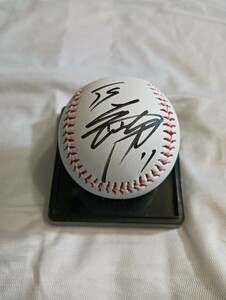  samurai Japan Los Angeles *doja-s large . sho flat player autograph autograph ball ultra rare Japan ham Fighter z③