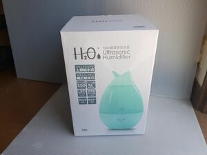 上部給水 H2O超音波加湿器 3L ブルー SRH306