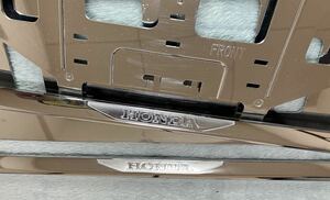 ホンダ車用 純正 ナンバープレートカバー ナンバーフレーム 2枚セット　シルバー　