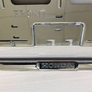 ホンダ車用 純正 ナンバープレートカバー ナンバーフレーム 2枚セットの画像5