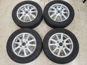 ◎新品同様溝 ブリヂストンVRX3 155/65R13 155/65-13 傷小 13inc 4j+45 100/4H 4本 2022年製 検）ライフ ワゴンR ラパン エッセ アルト