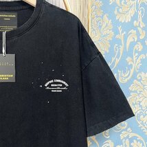 定価2万★christian milada・ミラノ発・半袖Tシャツ★個性 快適 薄手 ゆったり プルオーバー スウェット トップス アメカジ 定番 夏 XL/50_画像6