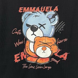 定番・半袖Ｔシャツ 定価2万◆Emmauela・イタリア・ミラノ発◆コットン100％ 快適 通気吸汗 スウェット カットソー 個性 トレンド L/48の画像3