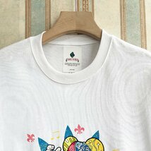 上級 定価2万 FRANKLIN MUSK・アメリカ・ニューヨーク発 半袖Tシャツ 快適 吸湿 遊び心 可愛い トップス スウェット カットソー サイズ1_画像3