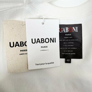 絶賛EU製＆定価4万◆UABONI*Paris*トレーナー*ユアボニ*パリ発◆上質 快適 ソフト クマ スウェット 長袖 プルオーバー ユニセックス 2XL/52の画像9