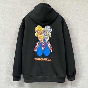  piece .* Parker regular price 4 ten thousand *Emmauela* Italy * milano departure * cotton 100% protection against cold comfortable sweat man and woman use Bearbrick /Bearbrick 2XL/52 size 