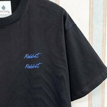 個性 定価2万 FRANKLIN MUSK・アメリカ・ニューヨーク発 半袖Tシャツ 上質 薄手 吸湿 ウサギ カットソー スタイリッシュ 日常 サイズ3_画像5