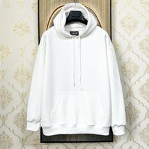 定番EU製＆定価4万◆UABONI*Paris*パーカー*ユアボニ*パリ発◆上質コットン 個性 ゆったり 油絵 英字 スウェット ユニセックス L/48サイズ_画像2