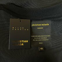 定価4万★christian milada・ミラノ発・トレーナー★上品 快適 リラックス オシャレ ユニコーン スウェット 日常 ユニセックス 2XL/52_画像9