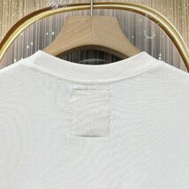 定価2万★christian milada・ミラノ発・半袖Tシャツ★コットン100% 上品 薄手 快適 遊び心 オシャレ スウェット カットソー 日常 2XL/52_画像4