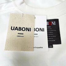 上級EU製＆定価4万◆UABONI*Paris*トレーナー*ユアボニ*パリ発◆綿100％ 長袖 吸汗 通気性 和風 夕日 スウェット ストリート 秋冬 L/48_画像8