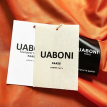 最上級EU製＆定価6万◆UABONI*Paris*フライトジャケット*ユアボニ*パリ発◆個性 薄手 高級刺繍 USAF*TYPE MA-1 オシャレ ミリタリー 2XL/52_画像10