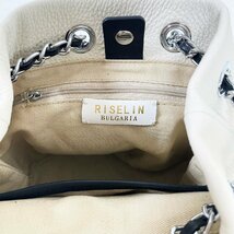 高級ヨーロッパ製※定価12万◆ブルガリア発※RISELIN バケツバッグ 高品質牛革 レザー キルティング トートバッグ クラシック レディース_画像10